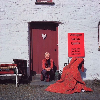 Jen Jones in the shop doorway Jen Jones in the shop doorway